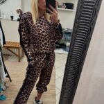 Leopard athletic set