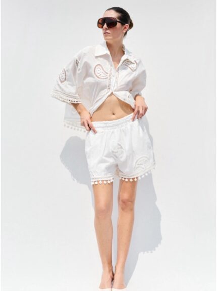 LUMINA CROCHET SHORTS