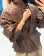 LEATHER STYLE BOMBER - Image 2