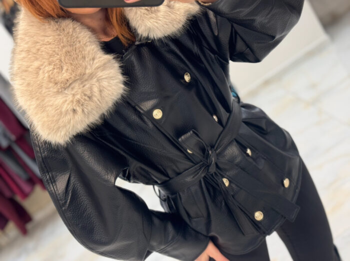 LOVANA ECO LEATHER JACKET - Image 1