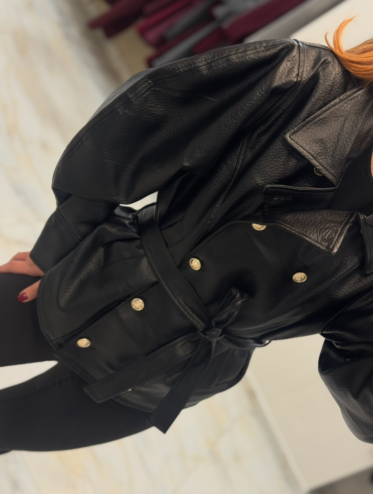 IMG_9361 LOVANA ECO LEATHER JACKET - Image 5