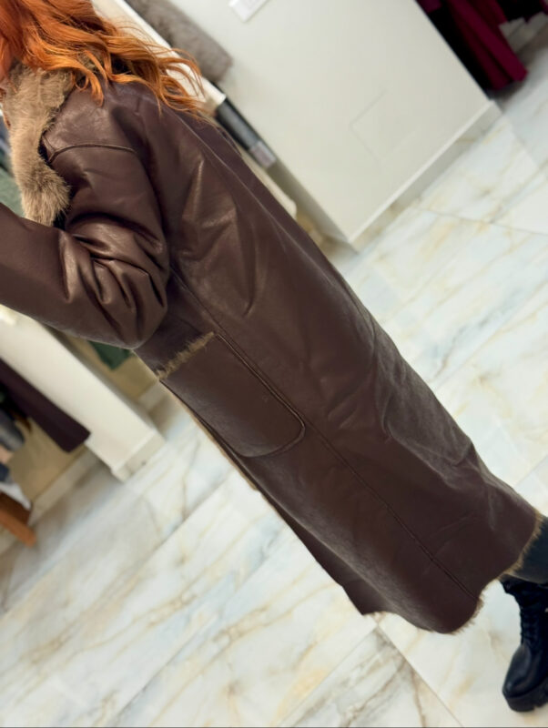 Folks faux leather jacket