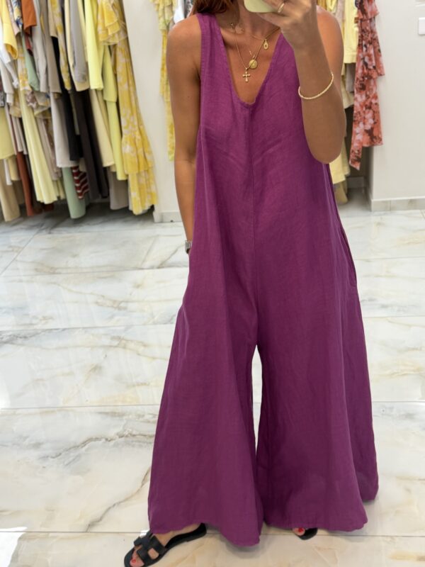 KALI LINEN JUMPSUIT