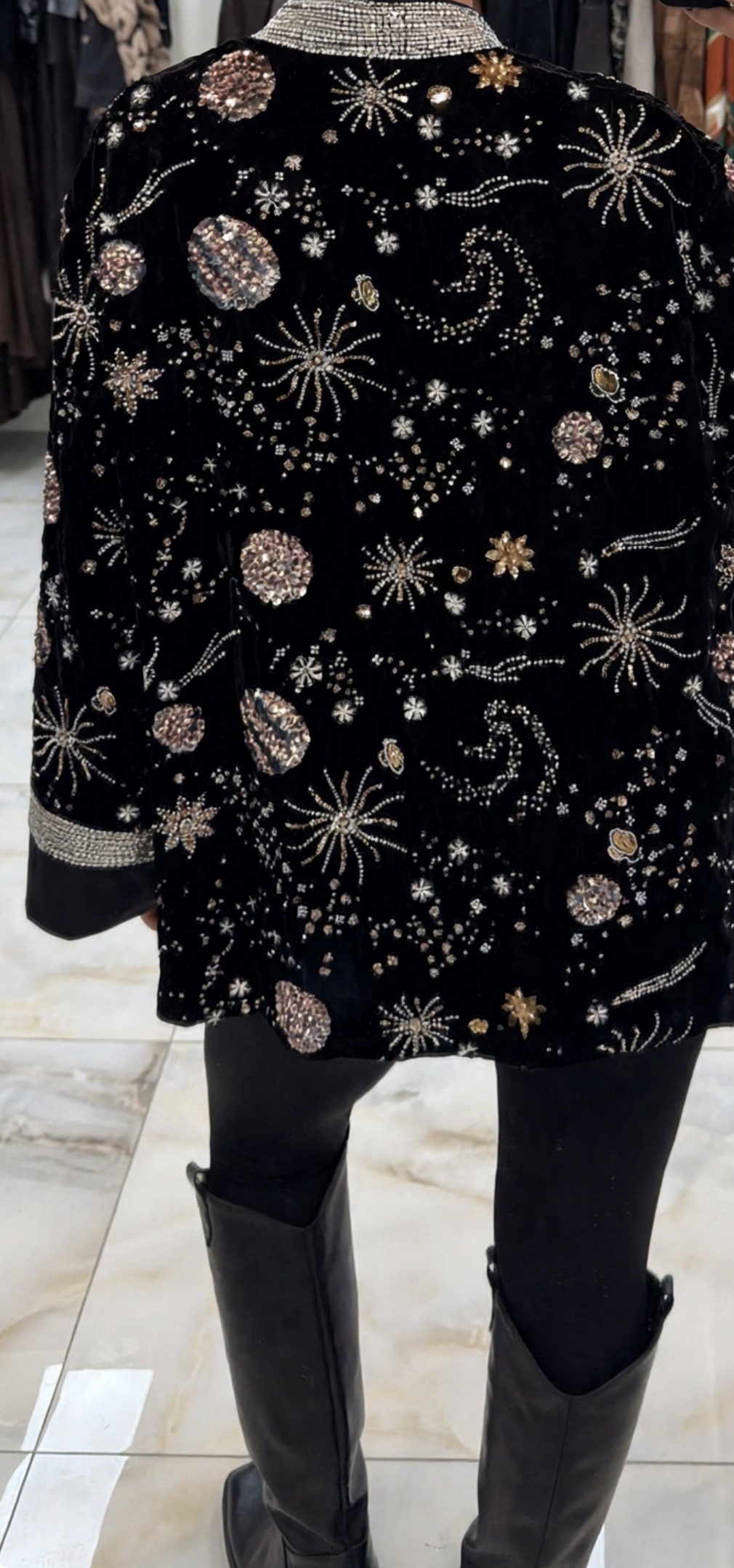 VELOUR ASTER KIMONO